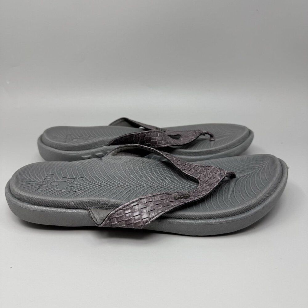 KuaiLu Womens Flip Flops Ladies Yoga Mat Comfortable Walking Thong Sandals 10.5